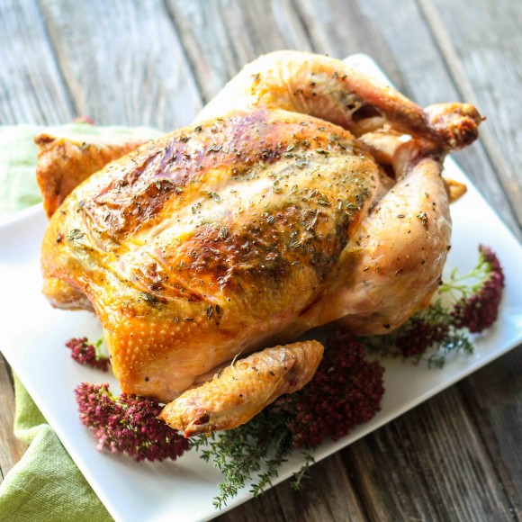 GLAZED ROAST CHICKEN