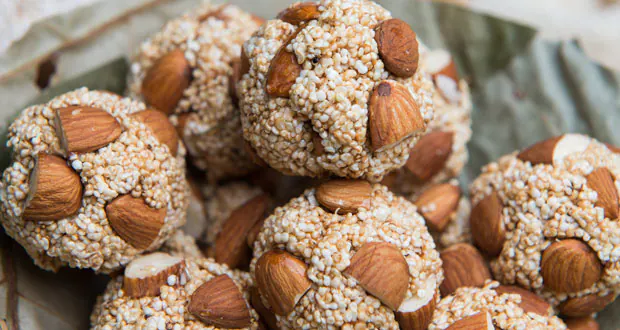Almond and Amaranth Ladoo