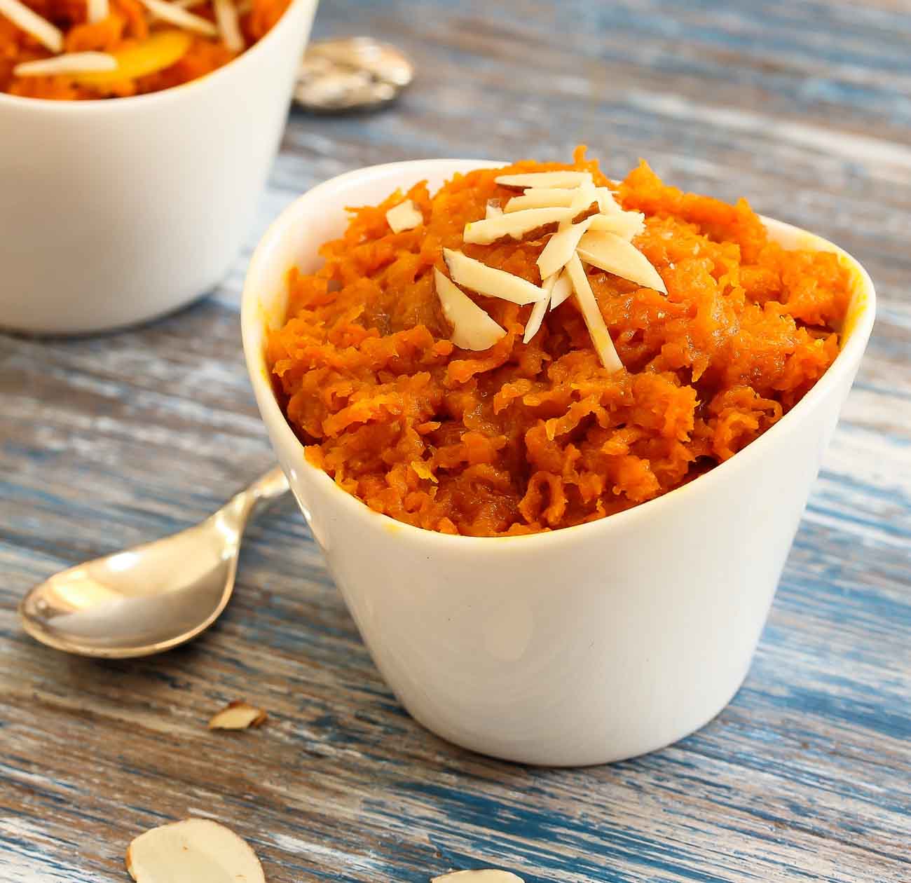 Papaya and Carrot Halwa