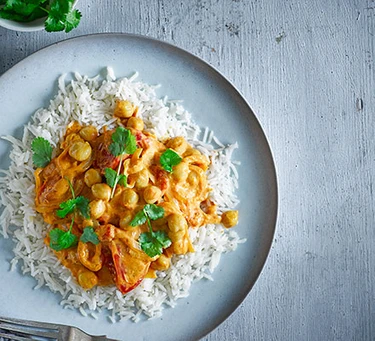 Tomato & chickpea curry