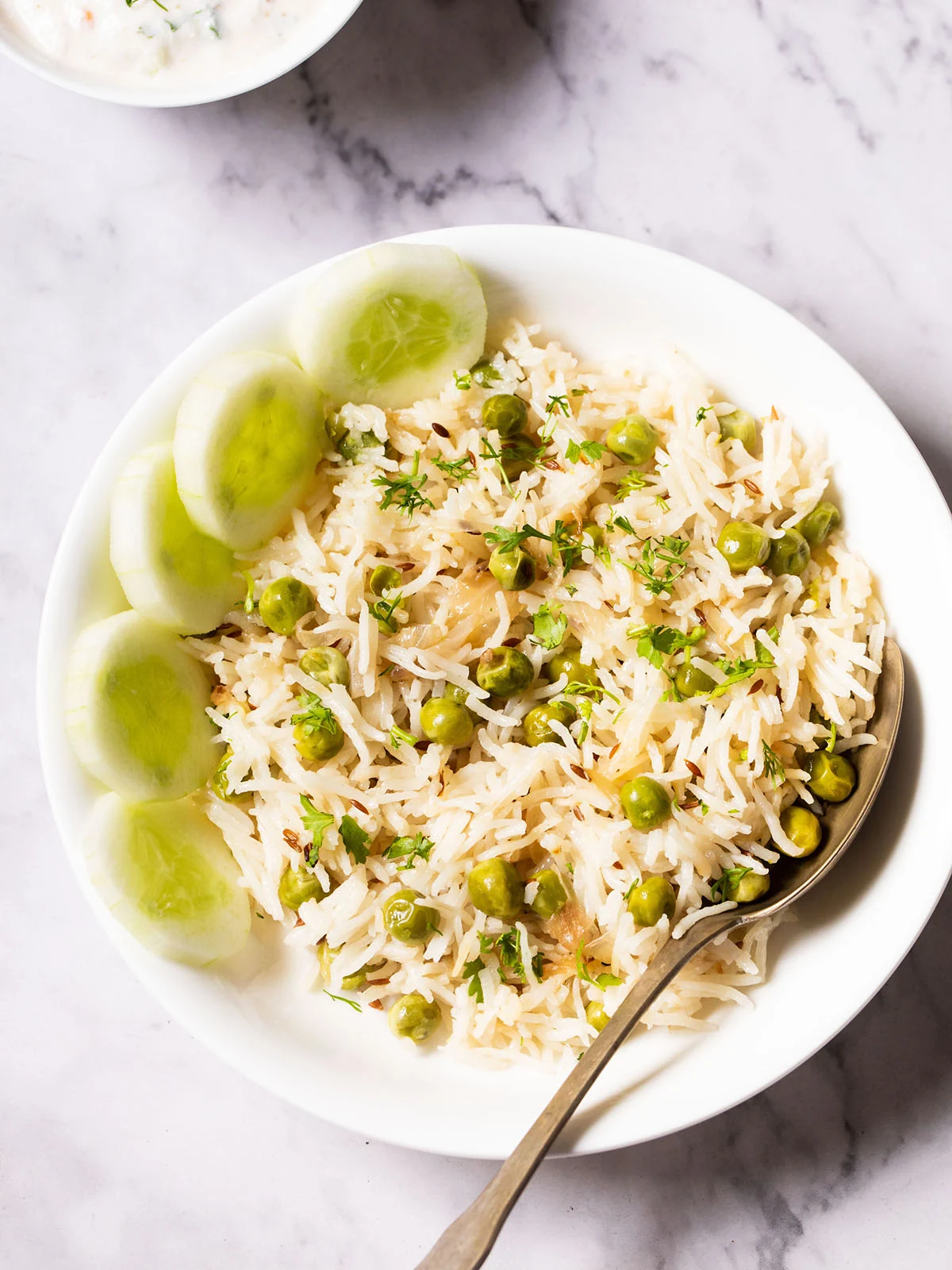 Peas Pulao Or Matar Pulao