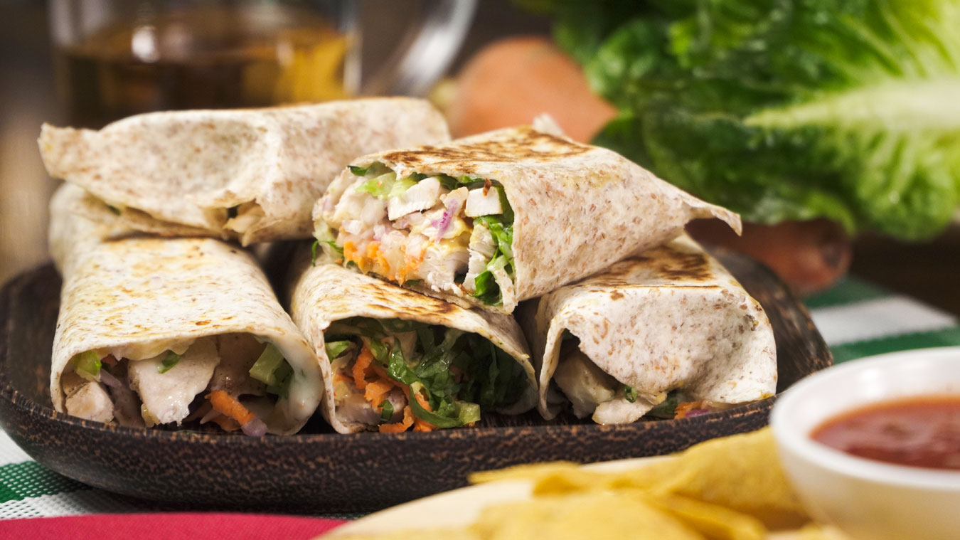 Grilled Chicken Salad Wrap Recipe