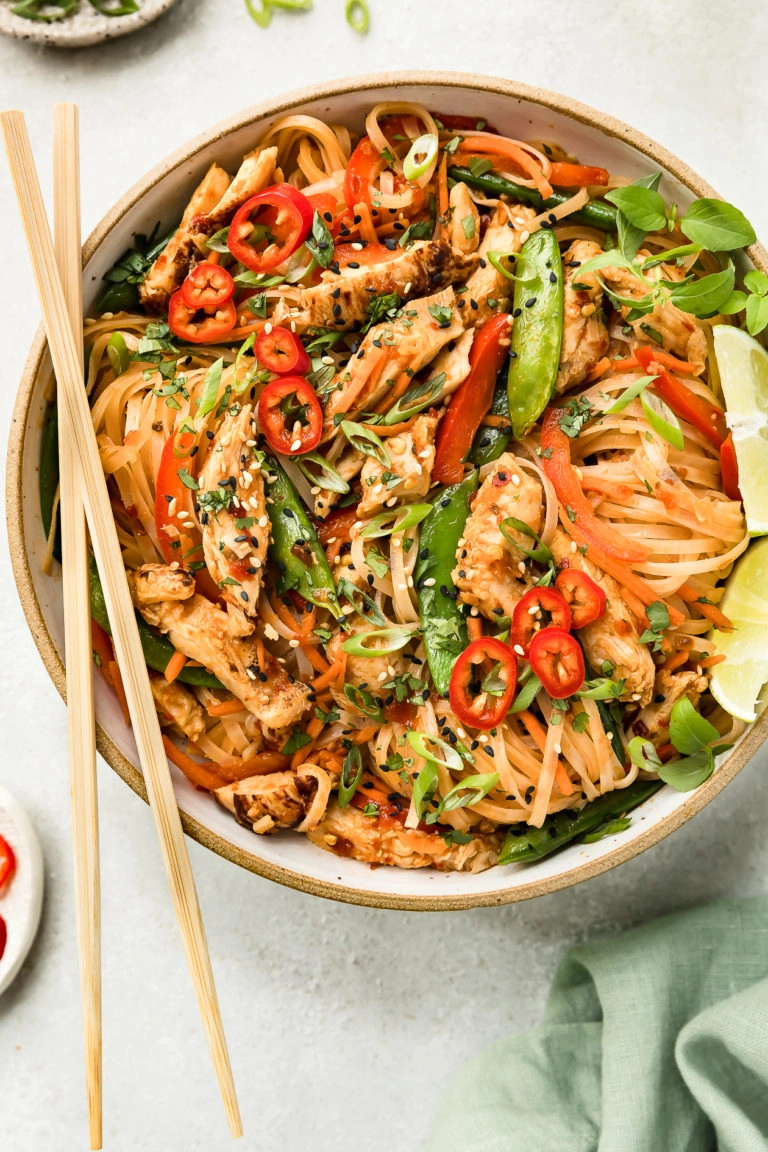 Chinese Chicken with Stir Fry Vegetables