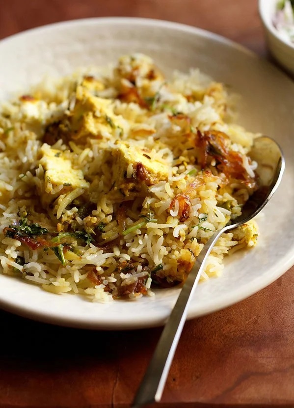 Paneer Biryani Recipe