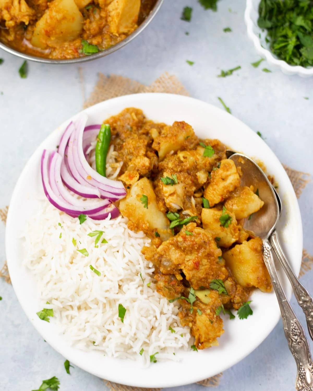 Instant Pot Chicken Potato Curry