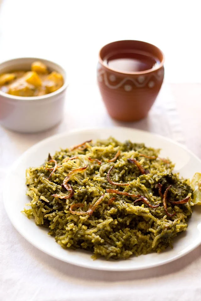 Spinach Biryani