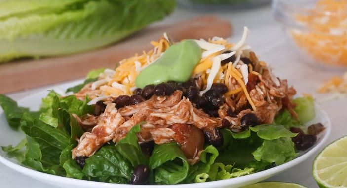 Chicken and Black Bean Taco Salad Recipe