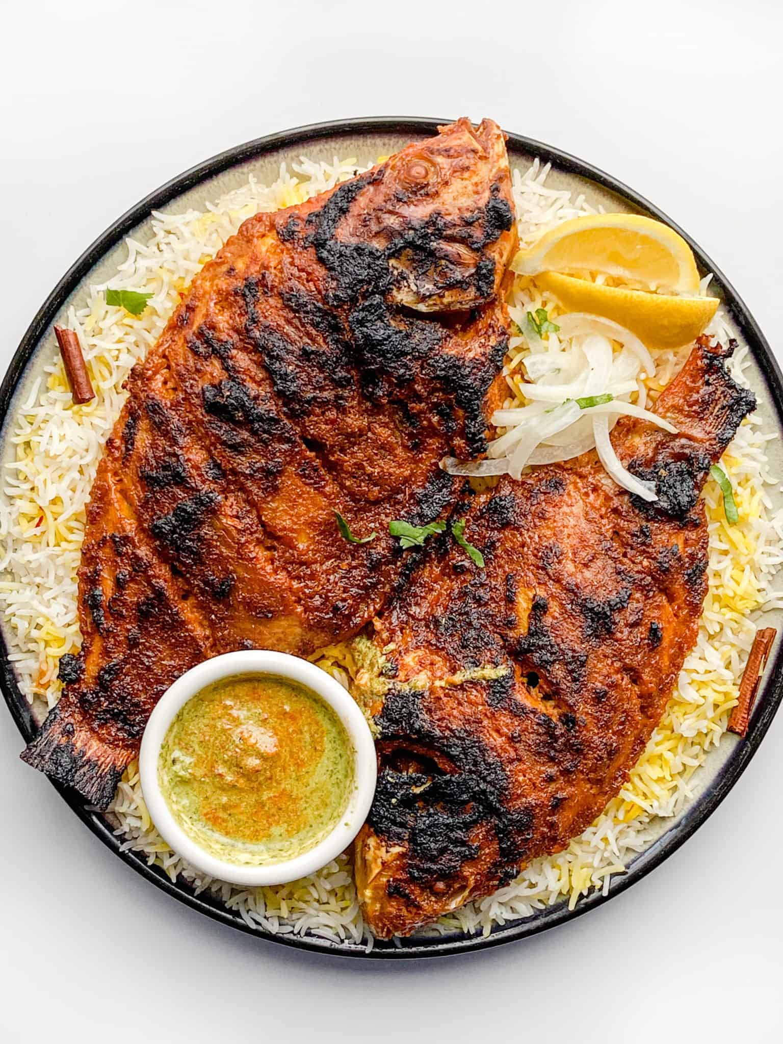 Baked Fish Masala-Whole Fish Masala Recipe