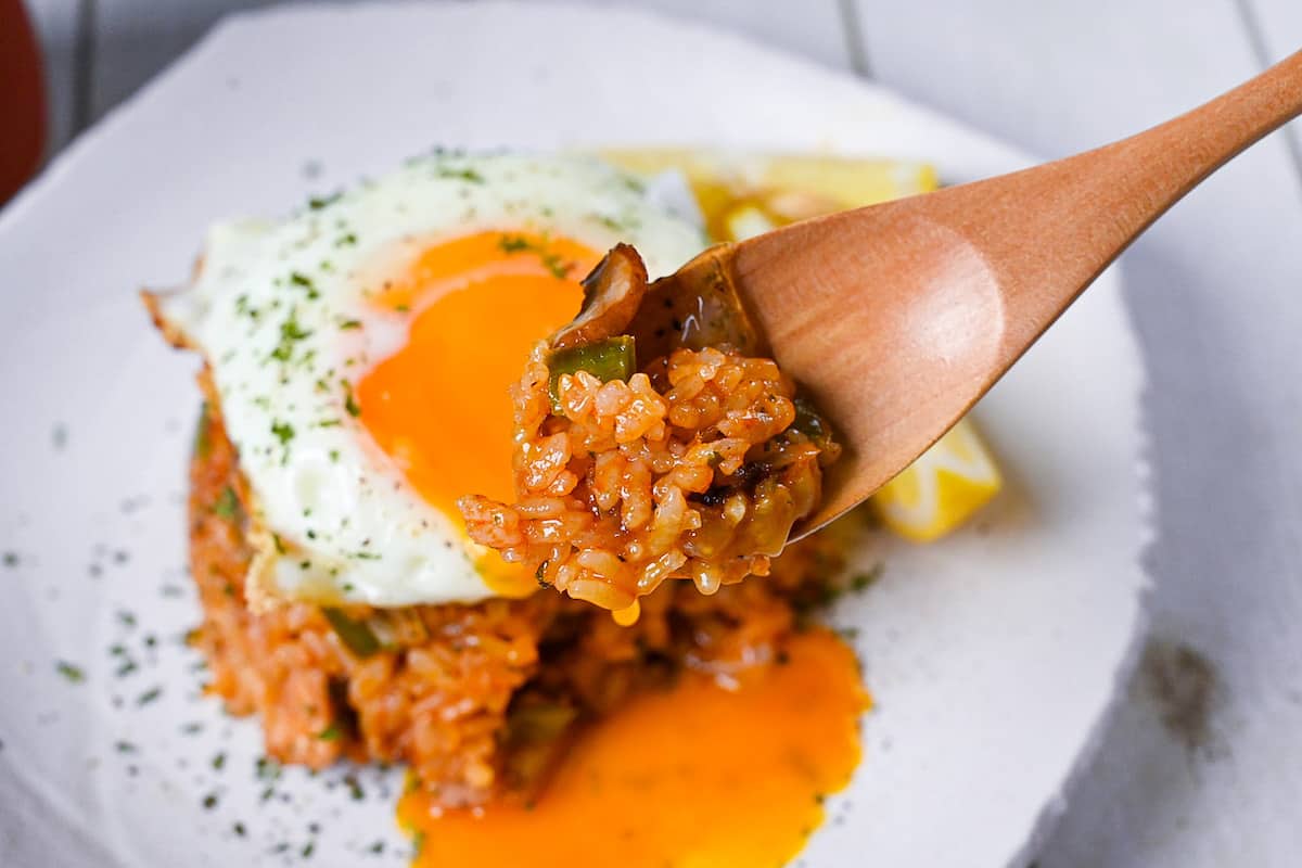 Japanese Ketchup Fried Rice for Adults