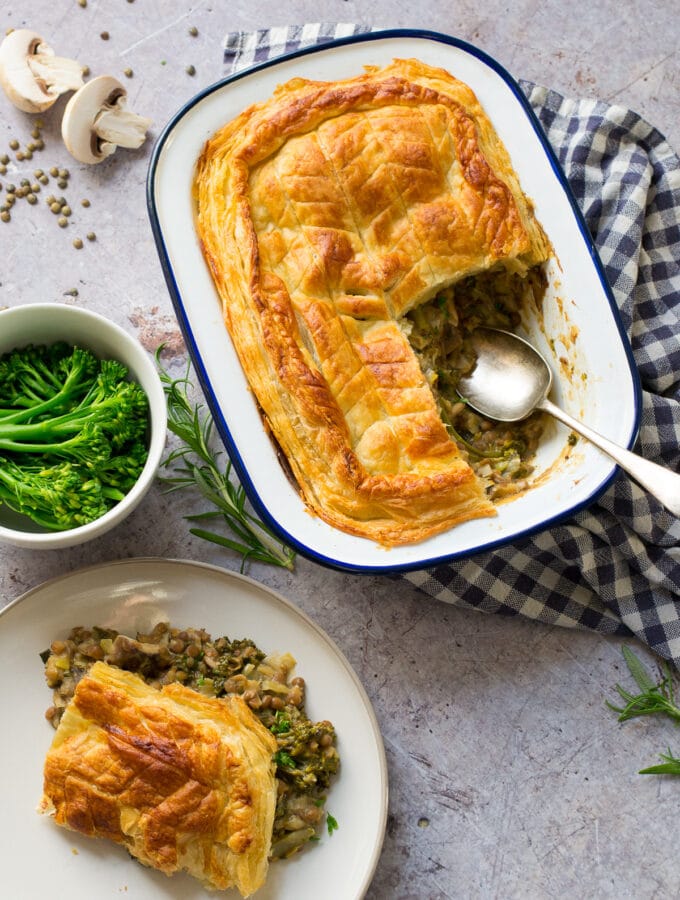Vegan Puff Pastry Pie